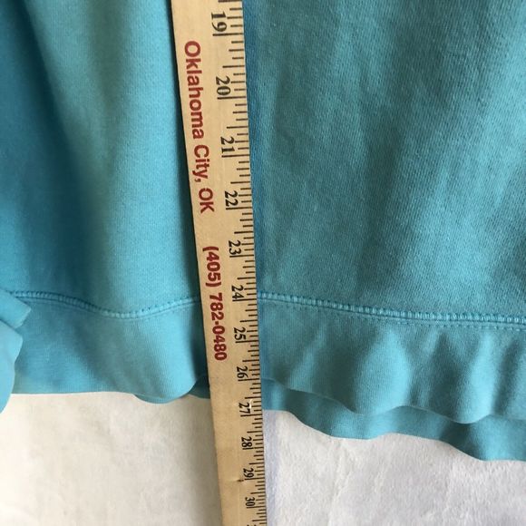 Vintage Comfort Colors Sweatshirt Wooden Nickel Indian Blue Faded 90s Chief Sm - Picture 5 of 6